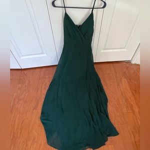 Dark Green Birdy Grey Bridesmaid Dress. Size XS.